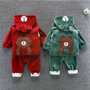 Three-piece Set Of Baby Clothes For Children And Children