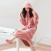 Coral Velvet Pajamas Women Wear Hoodies