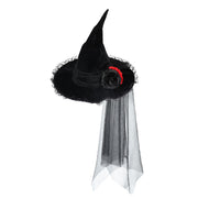 Halloween Baroque Witch Hat Accessories Props