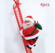 Santa Claus Climbing Ladder Electric Santa Claus Climbing Ladder