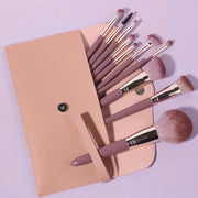 New 14 Piece Wooden Handle Makeup Brush Set Makeup Tools Makeup 7