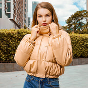 New Bread Coat Winter Warm Stand Collar Short Coat Y2K Cotton Jacket Women's Clothing