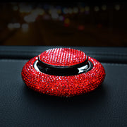 Women Red Rhinestone Car Interior Accessories 5