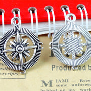 Home Fashion Vintage Compass DIY Jewelry Pendants