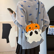 Halloween Bags Creative 3D Cartoon Pumpkin Ghost Design Cute Bags Women Cell Phone Purses Novelty Personalized Candy Crossbody Bags