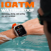 Smartwatch - Fitness Tracker with Heart Rate Monitor and Call Function, Water Resistant